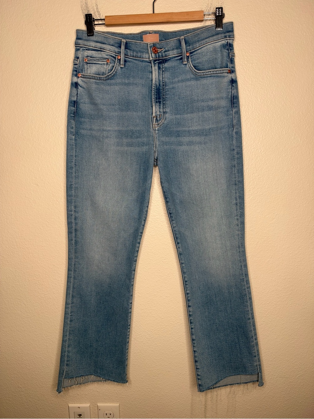 Mother Insider Crop Step Fray jeans Blessing In Disguise 31
